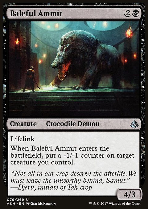 Baleful Ammit